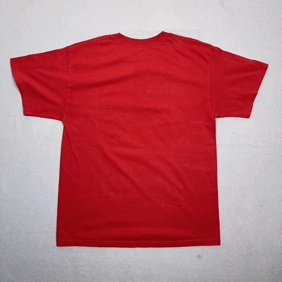 Time Traveller Marty McPrime Shirt Men Large Red Graphic Tee Back‎ to the FuturE - Picture 8 of 9